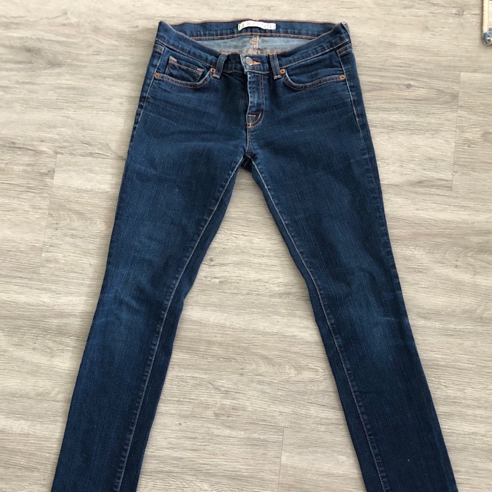 J brand blue jeans straight leg